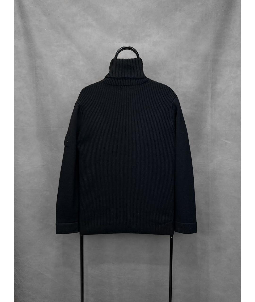 STONE ISLAND SHADOW PROJECT Черная шерстяная водолазка, фото 2