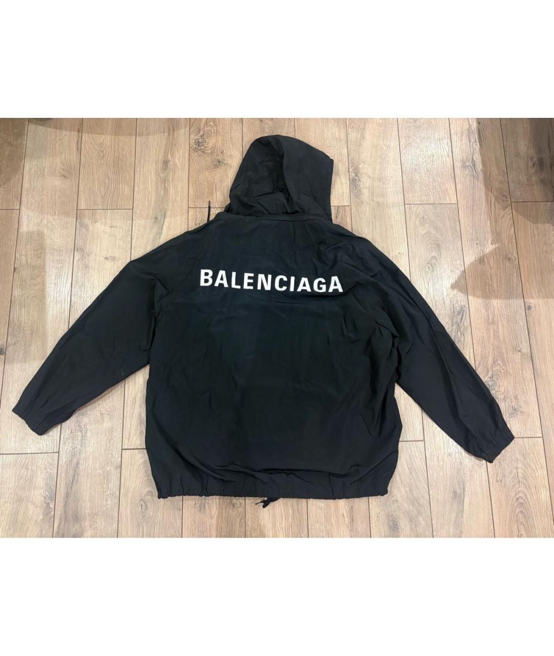 BALENCIAGA Черная хлопковая парка, фото 2
