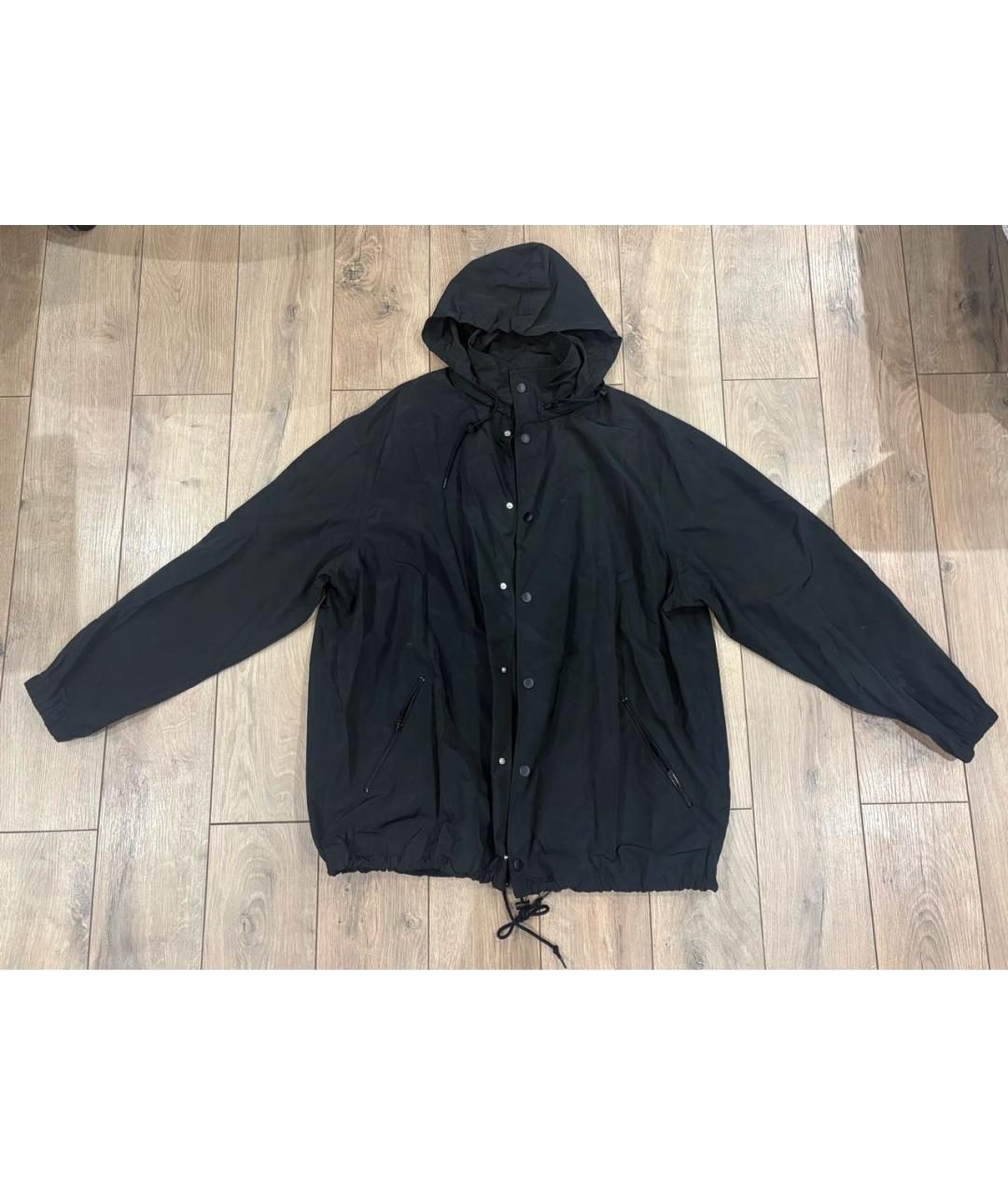 BALENCIAGA Черная хлопковая парка, фото 4