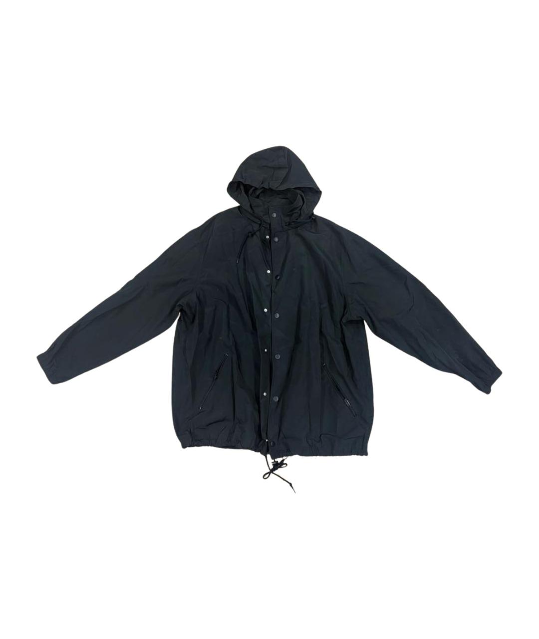 BALENCIAGA Черная хлопковая парка, фото 1