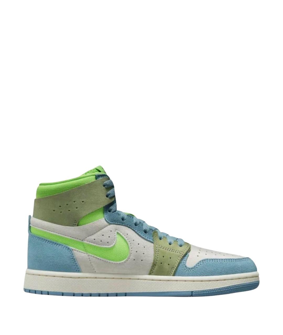 NIKE Зеленые замшевые кеды, фото 1