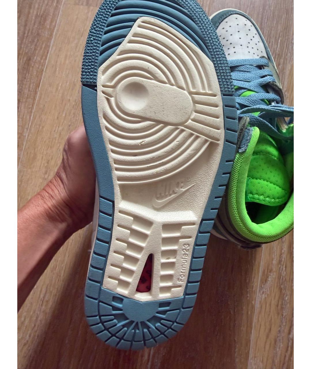 NIKE Зеленые замшевые кеды, фото 8