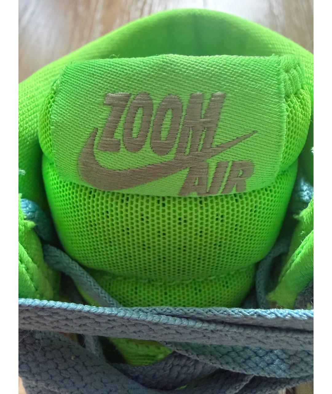 NIKE Зеленые замшевые кеды, фото 3