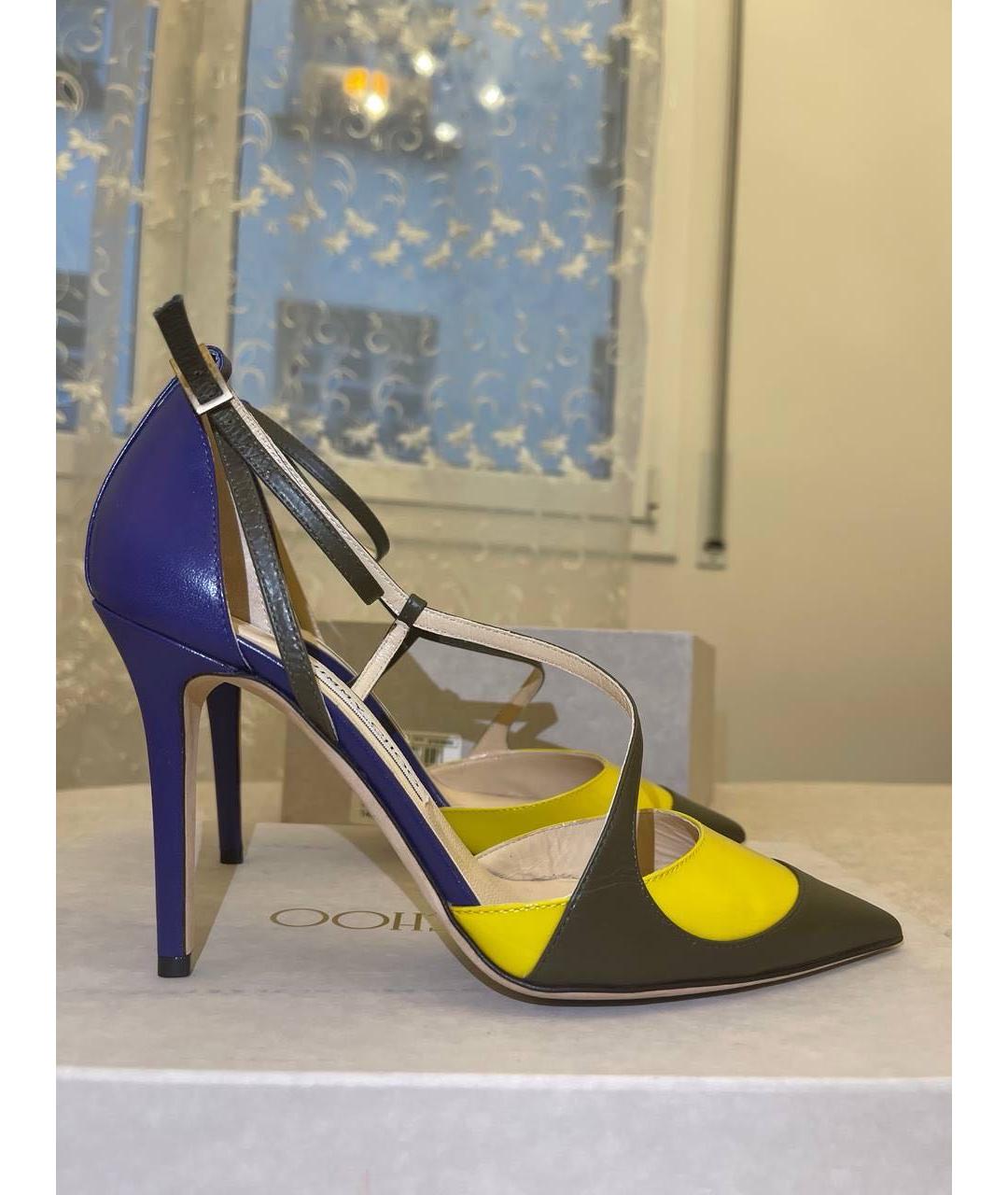 JIMMY CHOO Мульти кожаные туфли, фото 9