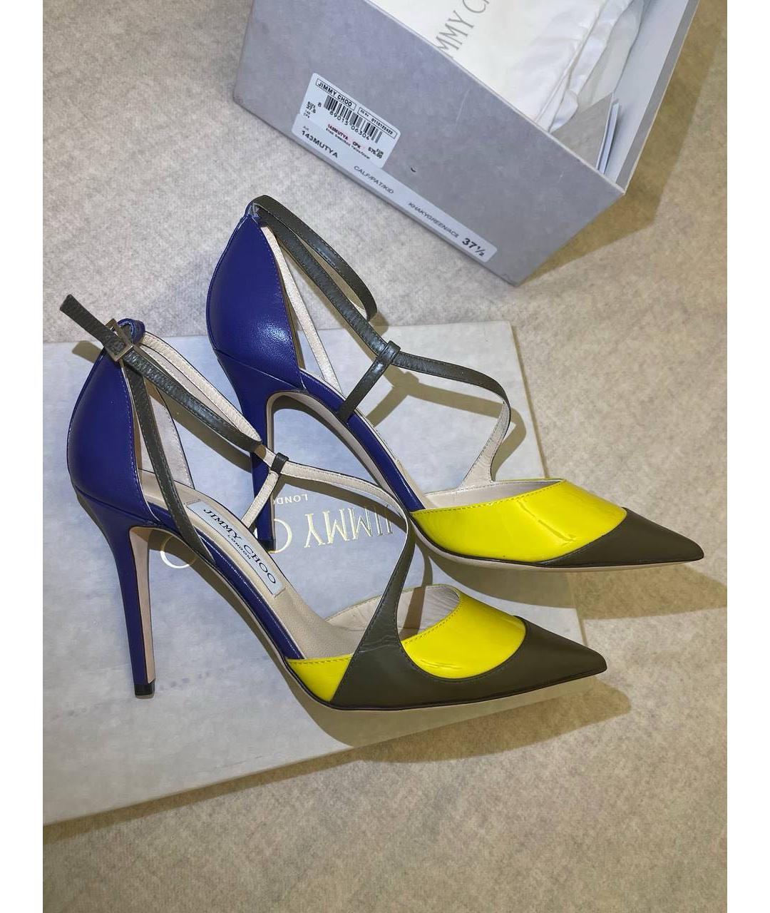JIMMY CHOO Мульти кожаные туфли, фото 7