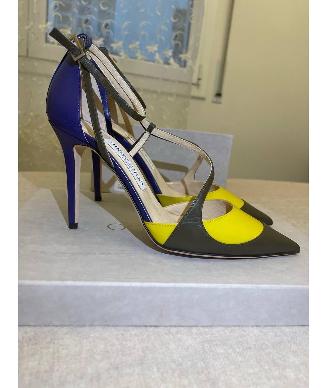 JIMMY CHOO Мульти кожаные туфли, фото 8