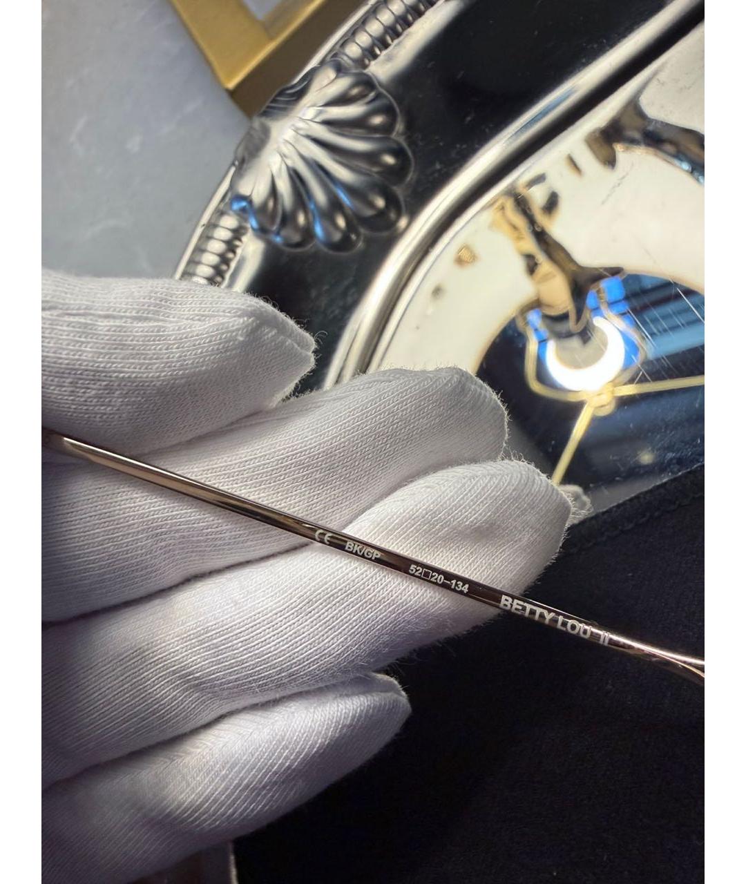 CHROME HEARTS Зеленые металлические солнцезащитные очки, фото 4