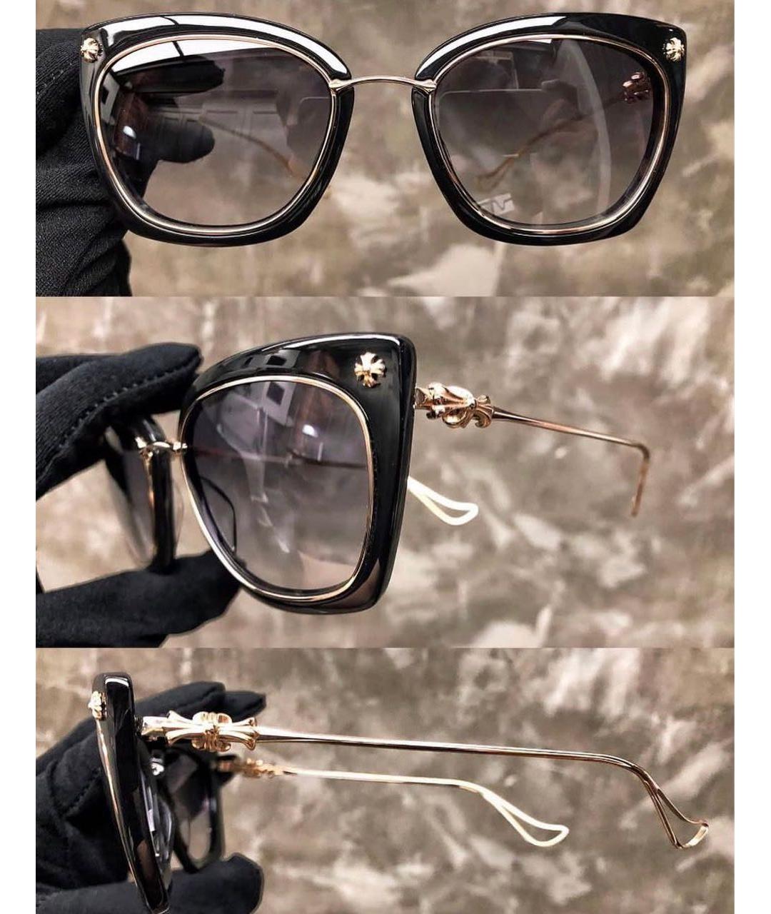 CHROME HEARTS Зеленые металлические солнцезащитные очки, фото 7