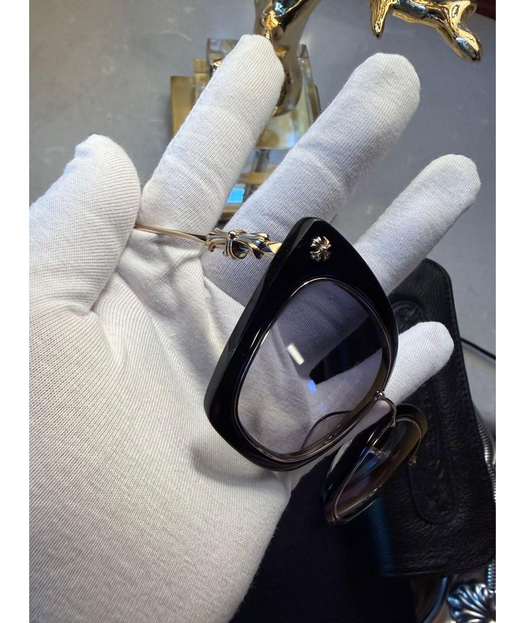 CHROME HEARTS Зеленые металлические солнцезащитные очки, фото 6
