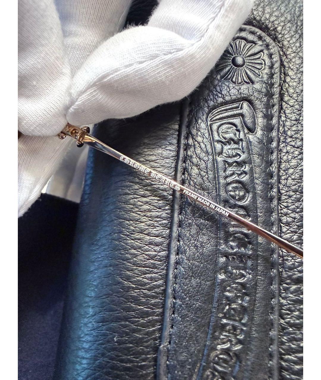 CHROME HEARTS Зеленые металлические солнцезащитные очки, фото 5