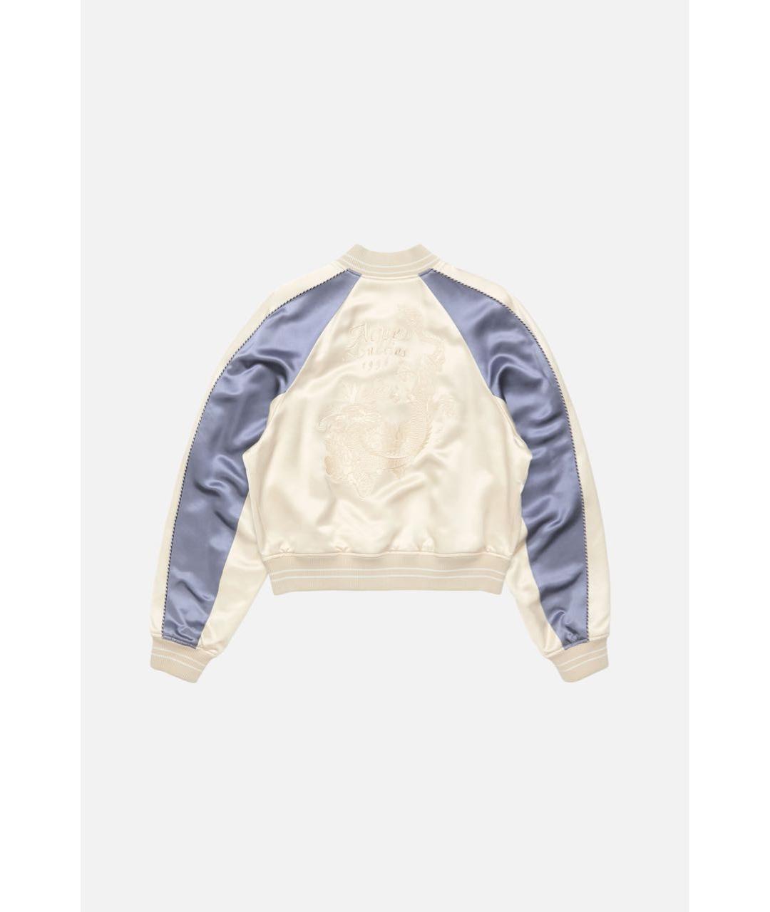 ACNE STUDIOS Бежевая атласная куртка, фото 3
