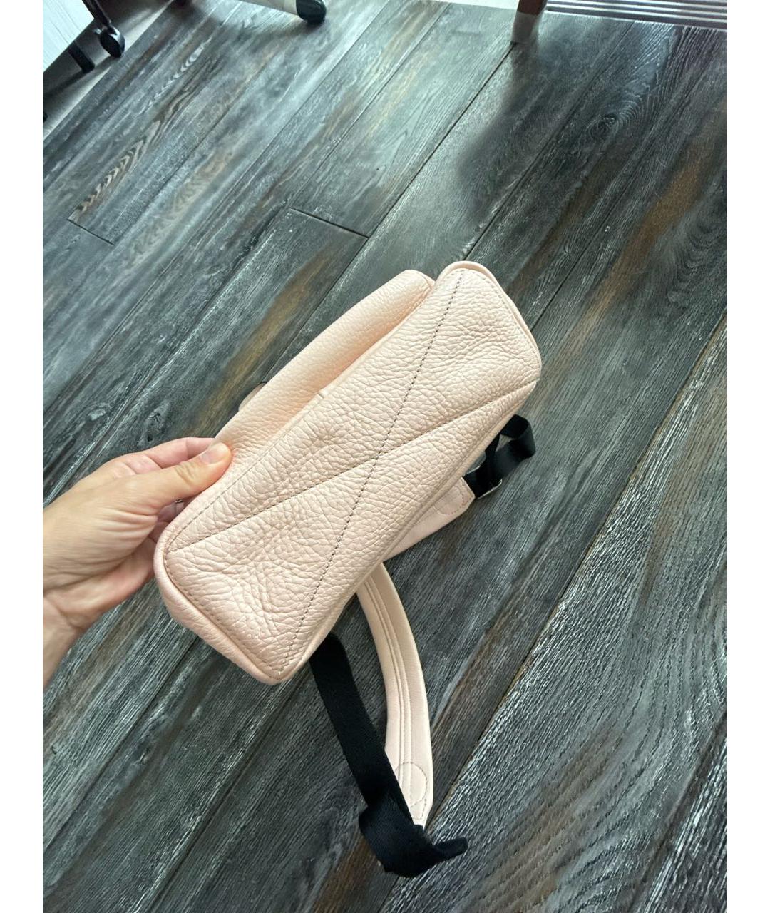 MARC BY MARC JACOBS Розовый кожаный рюкзак, фото 5