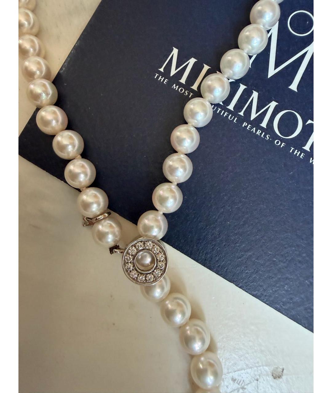 Mikimoto Белое колье, фото 5