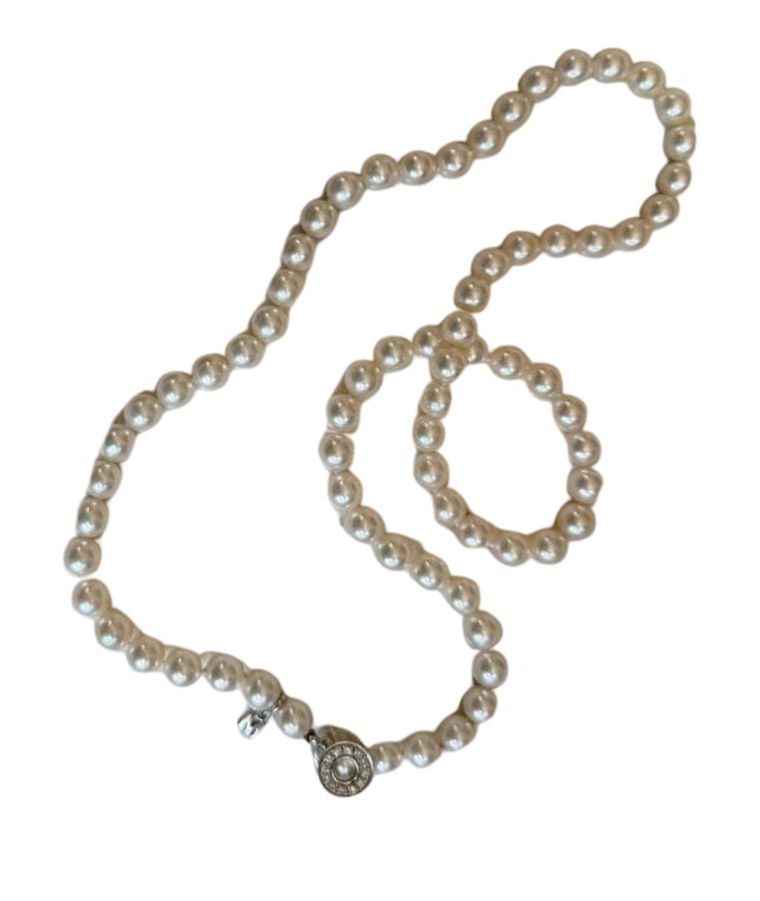 Mikimoto Белое колье, фото 1