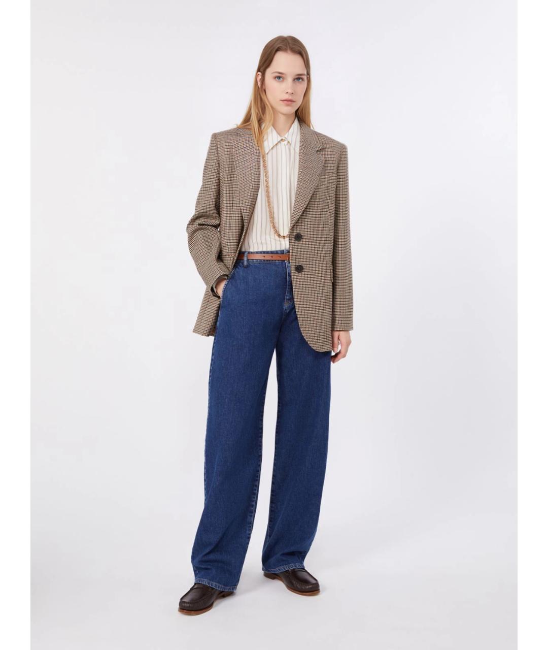 MAX MARA STUDIO Мульти шерстяной жакет/пиджак, фото 2