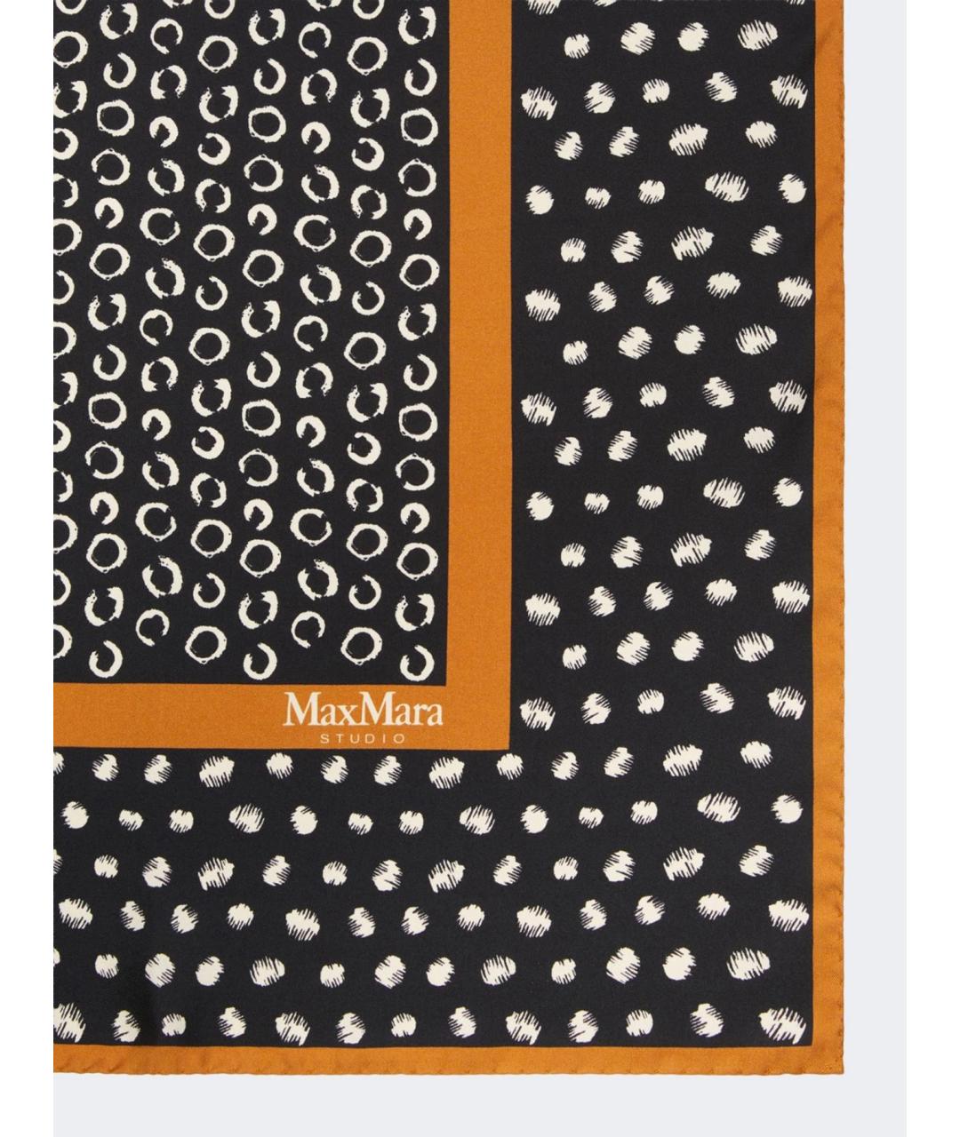 MAX MARA STUDIO Мульти шелковый шарф, фото 2
