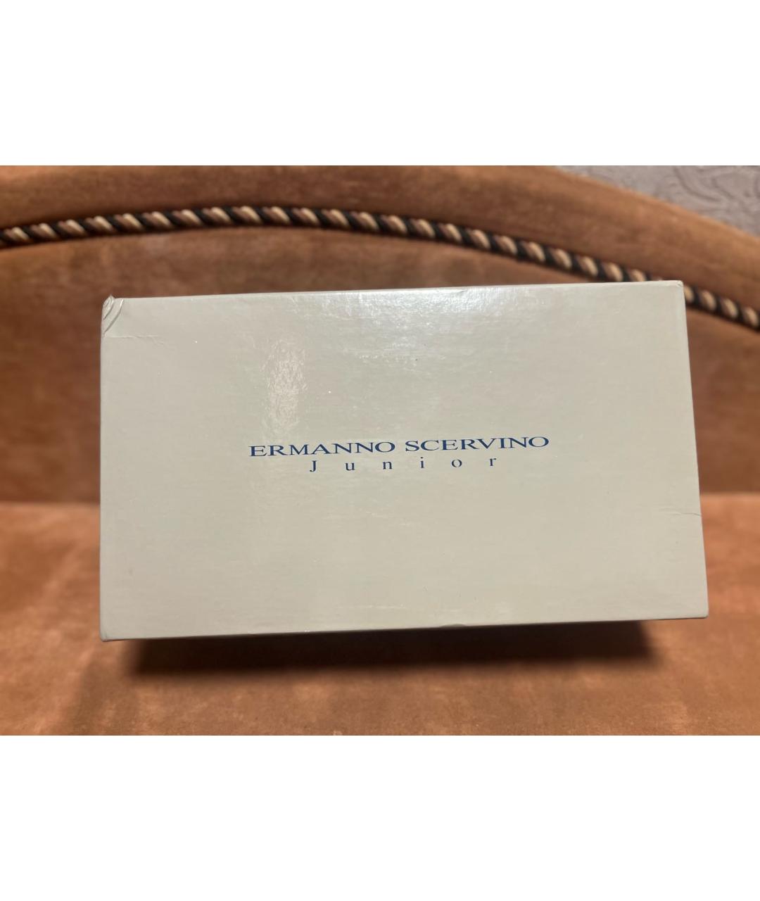 ERMANNO SCERVINO Золотые кроссовки, фото 7