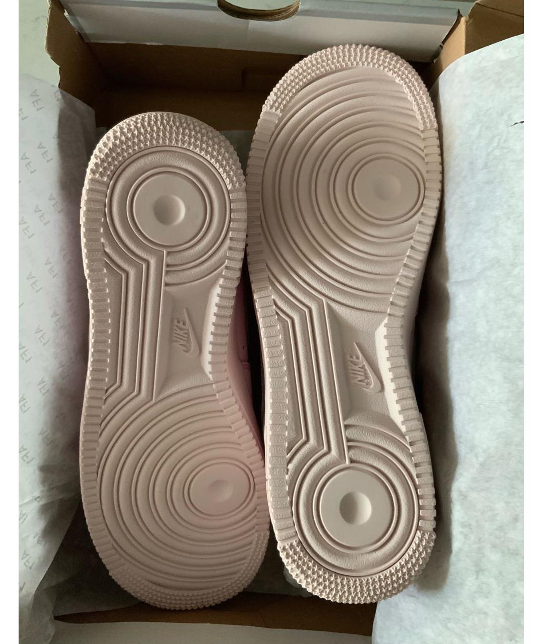 NIKE Розовые кожаные кроссовки, фото 7