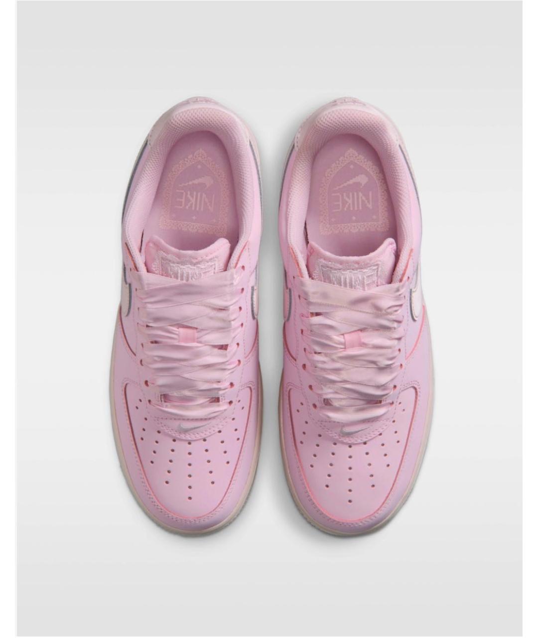 NIKE Розовые кожаные кроссовки, фото 4