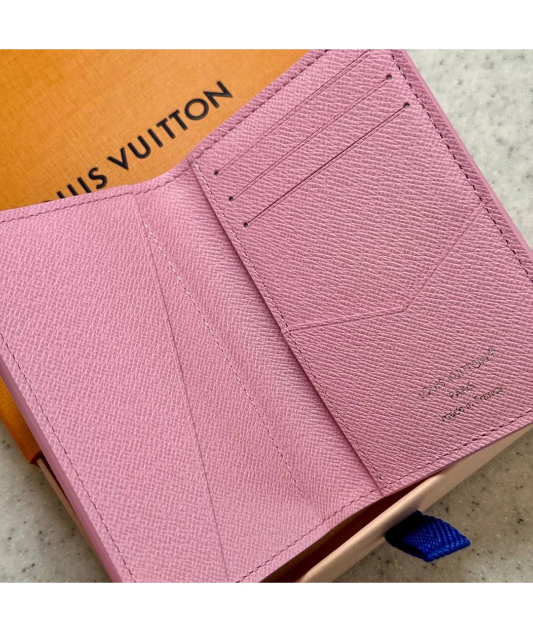 LOUIS VUITTON Розовый кардхолдер, фото 6