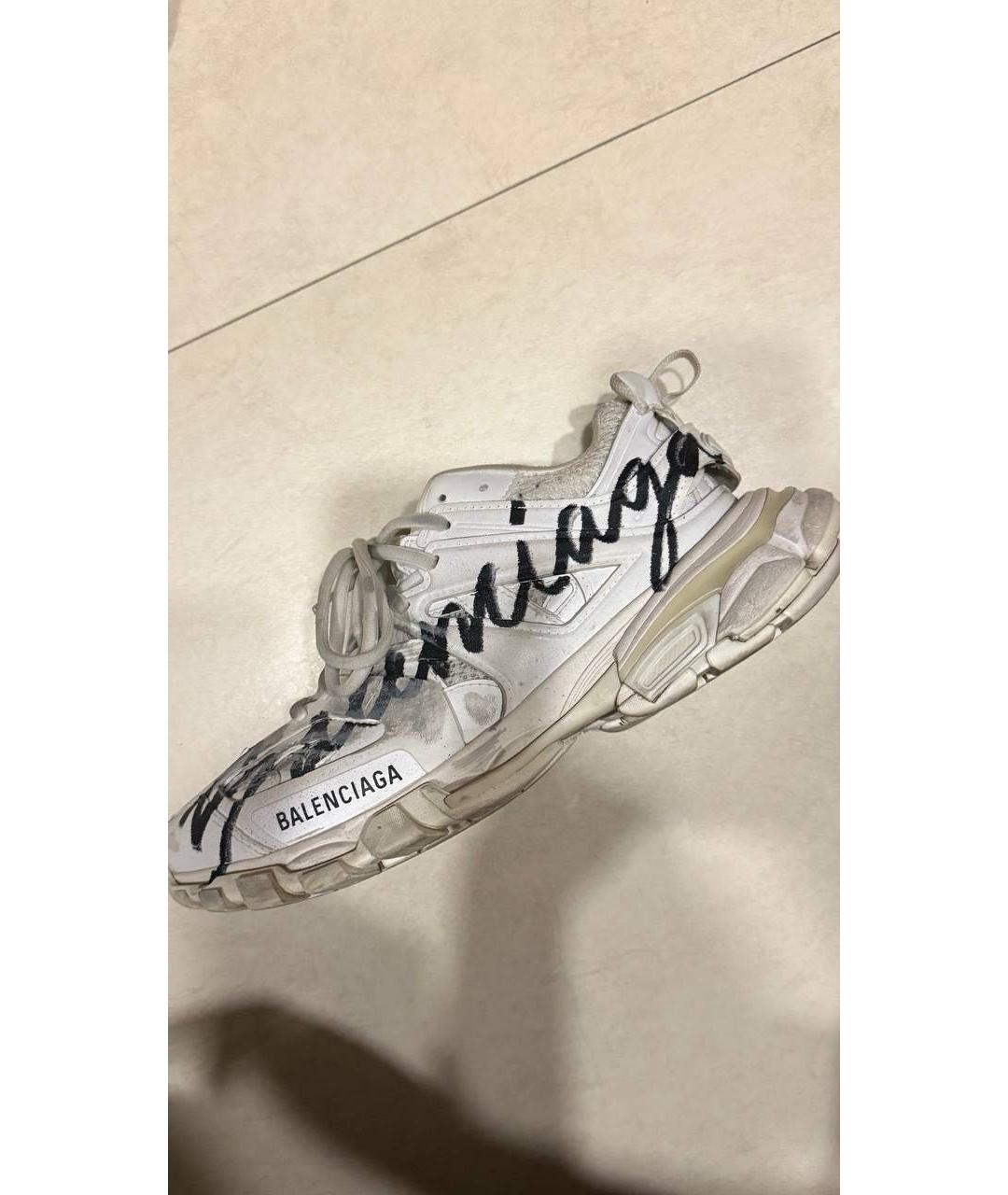 BALENCIAGA Белые кроссовки, фото 5