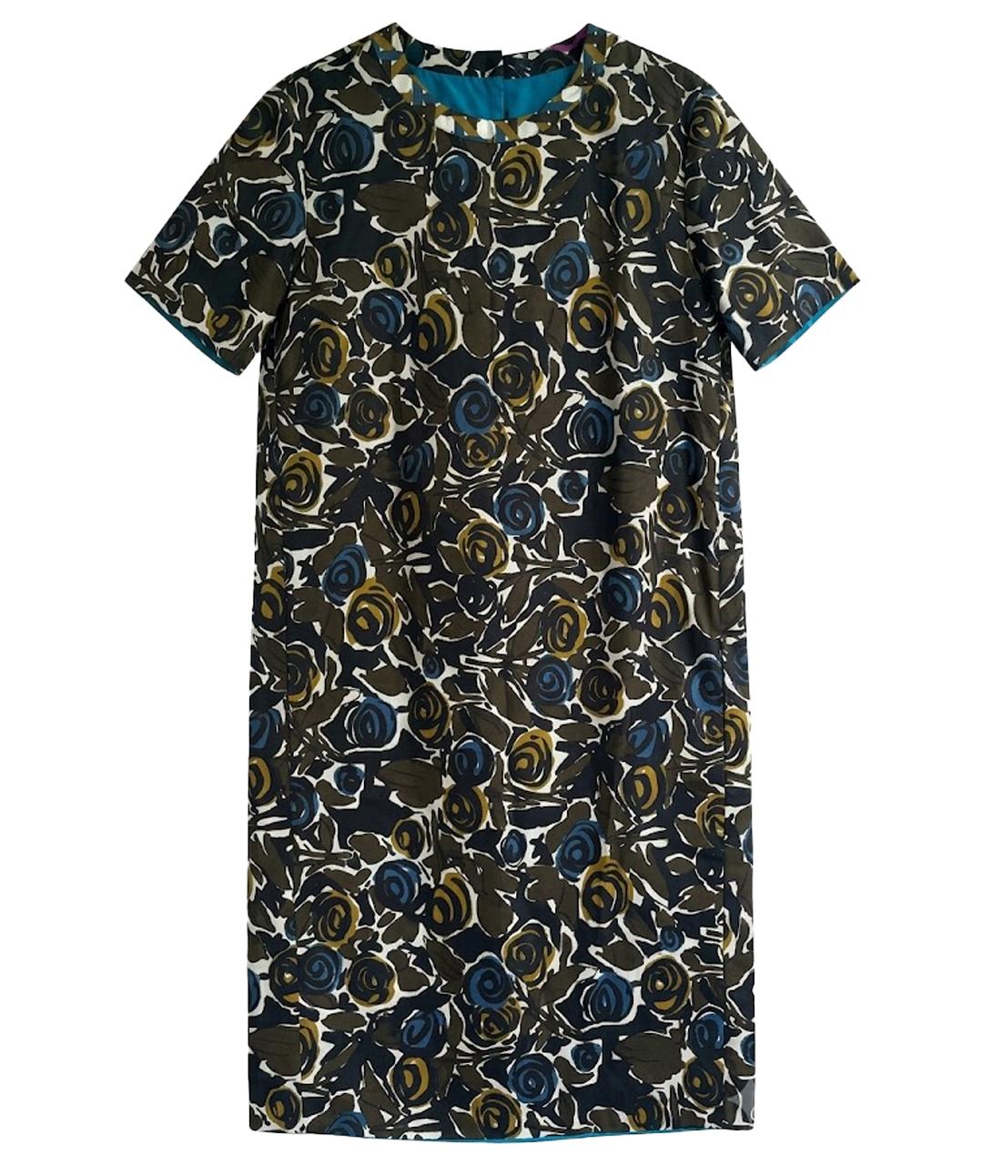 'S MAX MARA Мульти хлопковое повседневное платье, фото 1