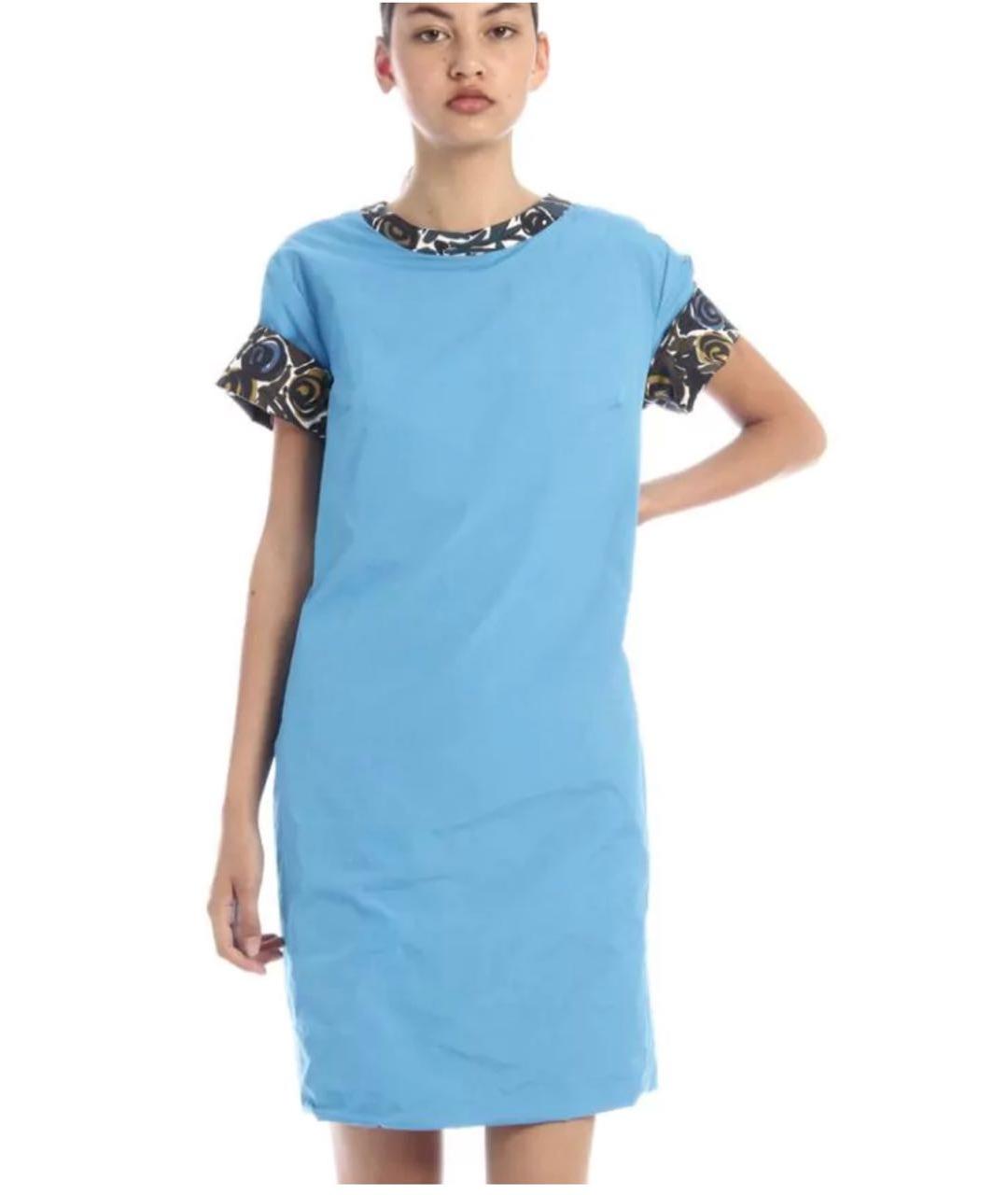 'S MAX MARA Мульти хлопковое повседневное платье, фото 8