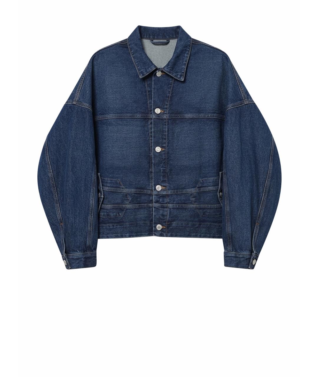 BALENCIAGA Синяя деним куртка, фото 1