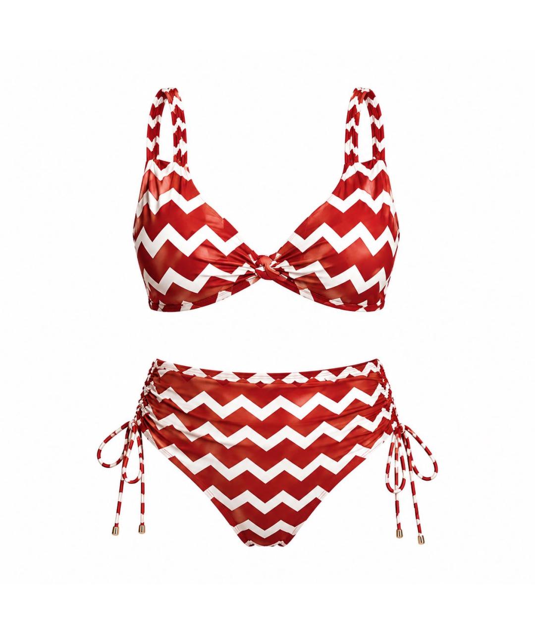 STELLA MCCARTNEY Бордовый полиэстеровый купальник, фото 1