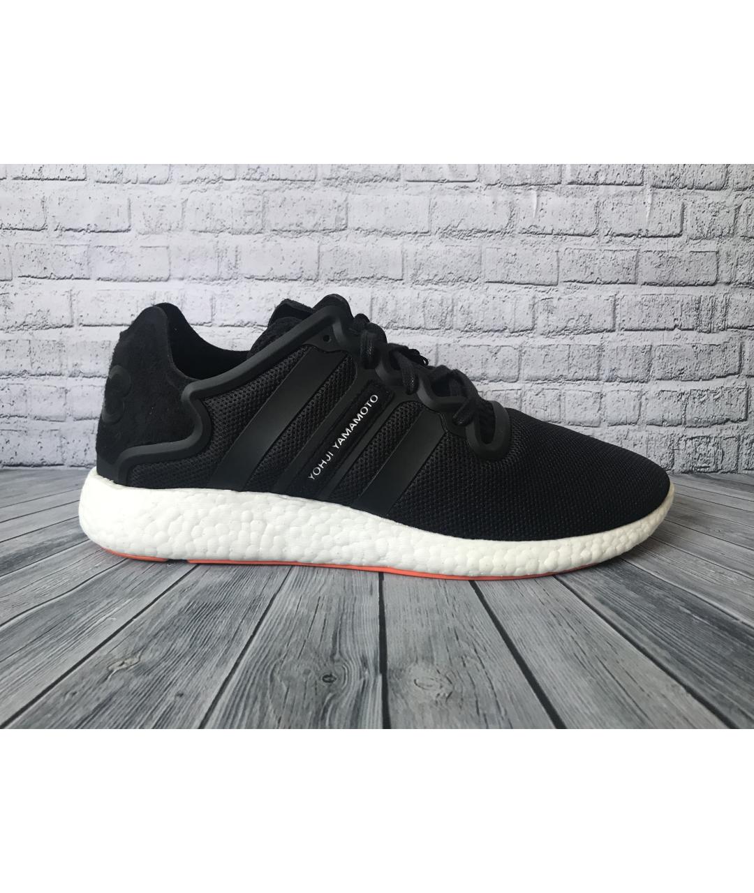 Y-3 Черные низкие кроссовки / кеды, фото 8
