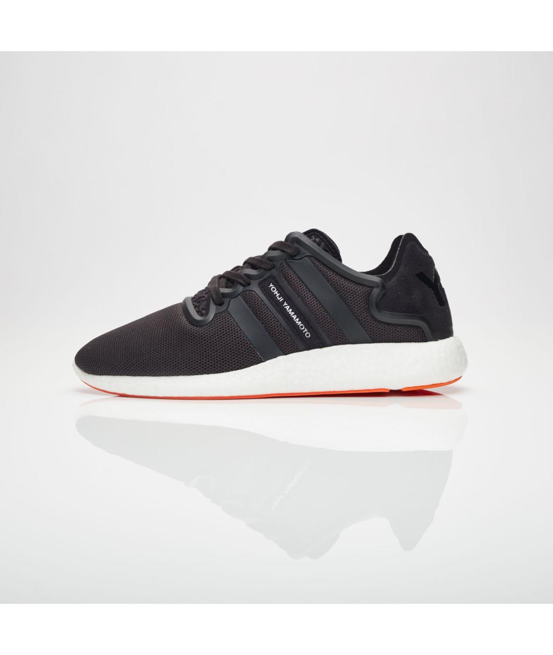 Y-3 Черные низкие кроссовки / кеды, фото 3