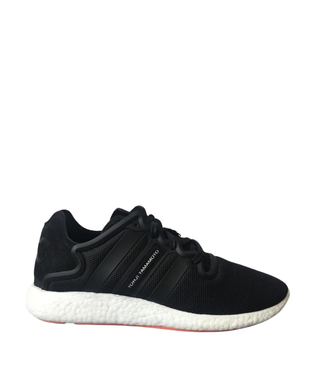 Y-3 Черные низкие кроссовки / кеды, фото 1