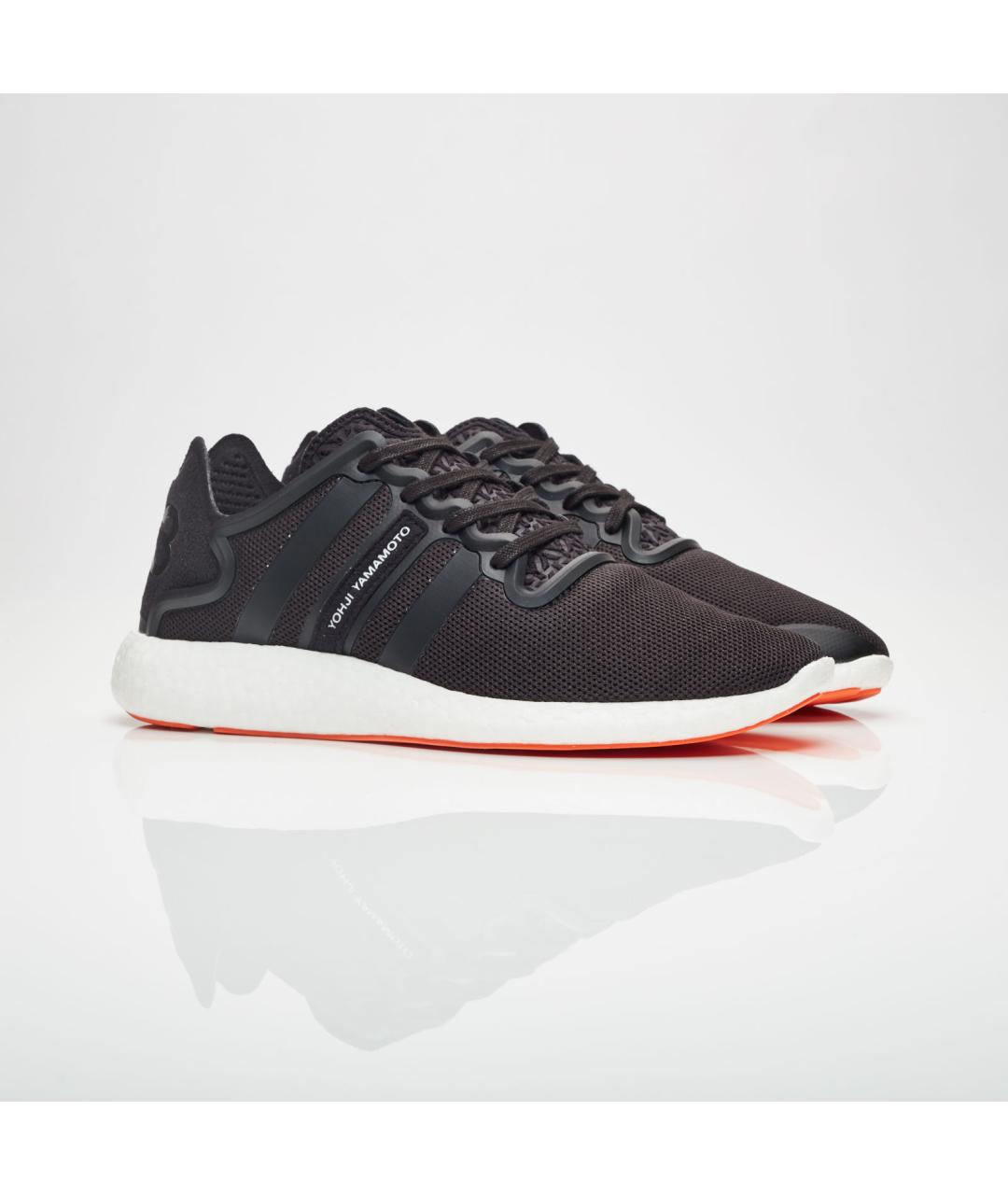Y-3 Черные низкие кроссовки / кеды, фото 4