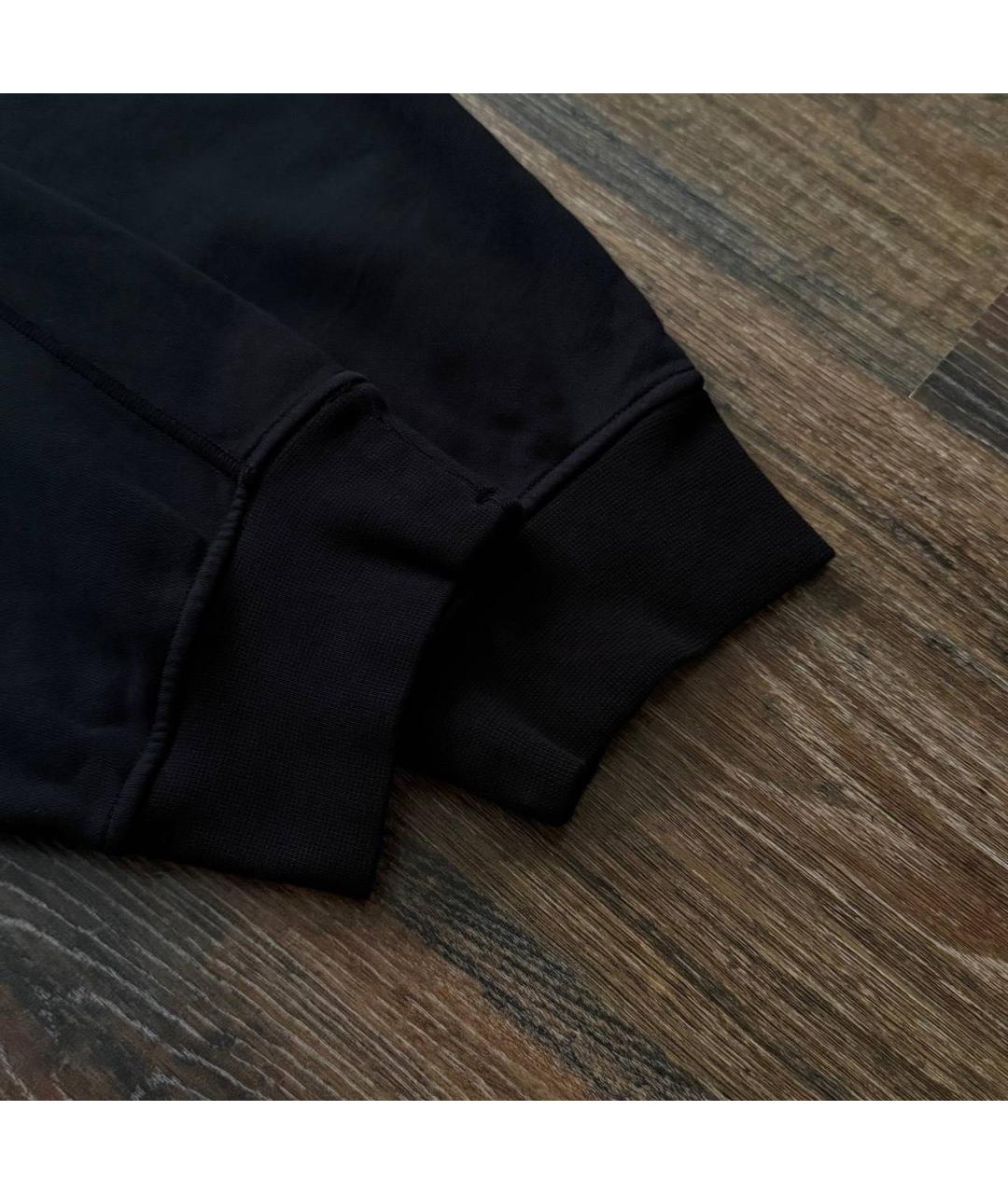 STONE ISLAND Черные хлопковые повседневные брюки, фото 4