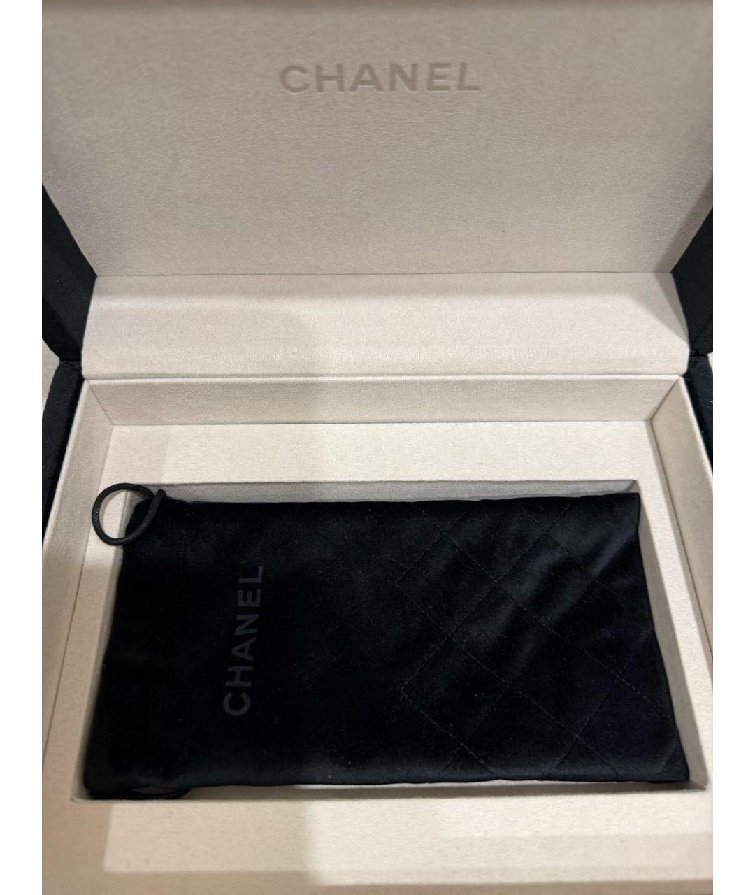 CHANEL Черные пластиковые солнцезащитные очки, фото 6