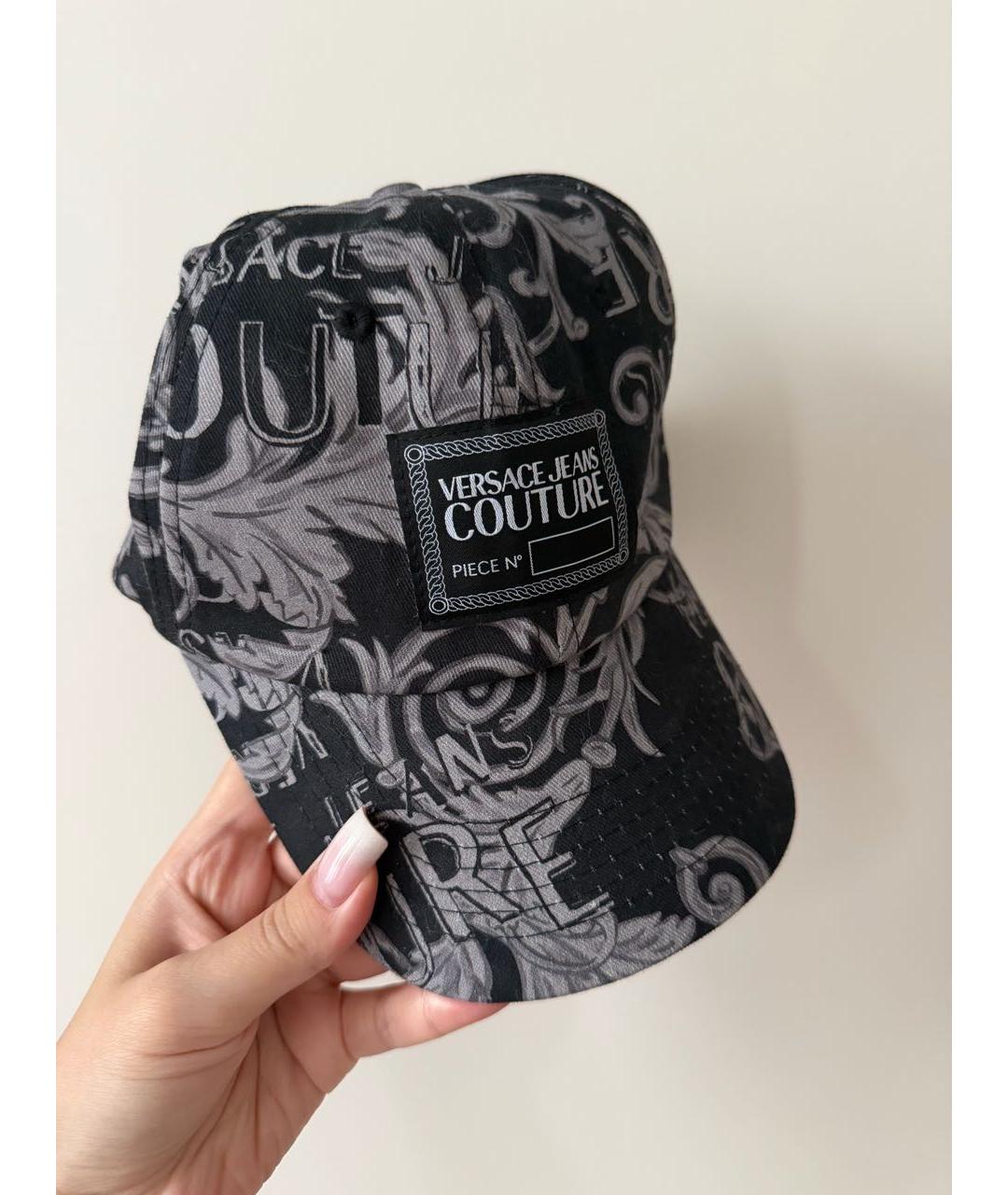 VERSACE JEANS COUTURE Черная кепка, фото 2