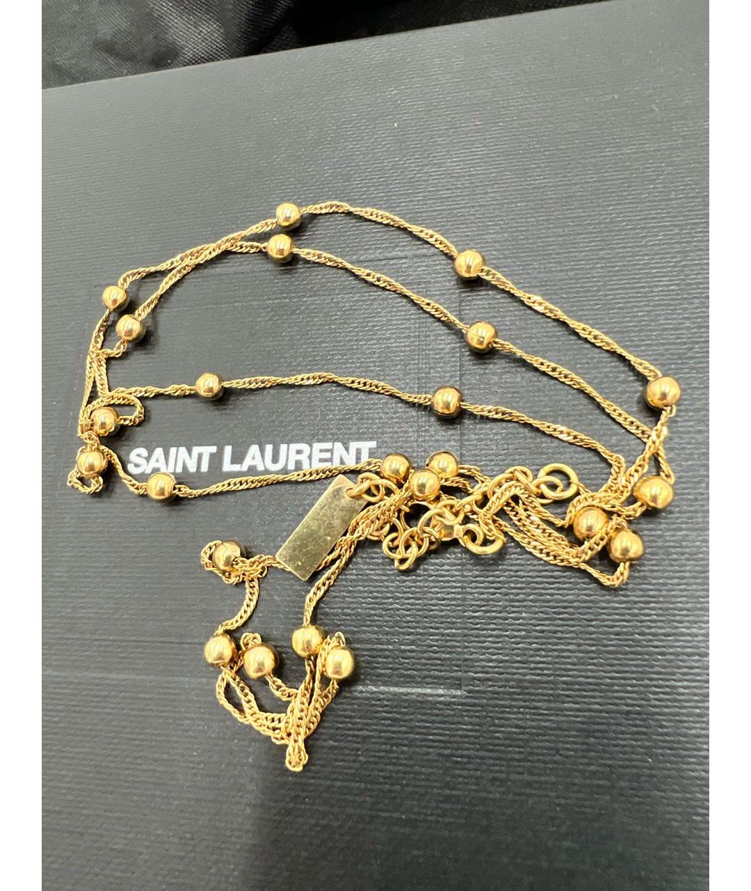 SAINT LAURENT Золотая цепочка, фото 7