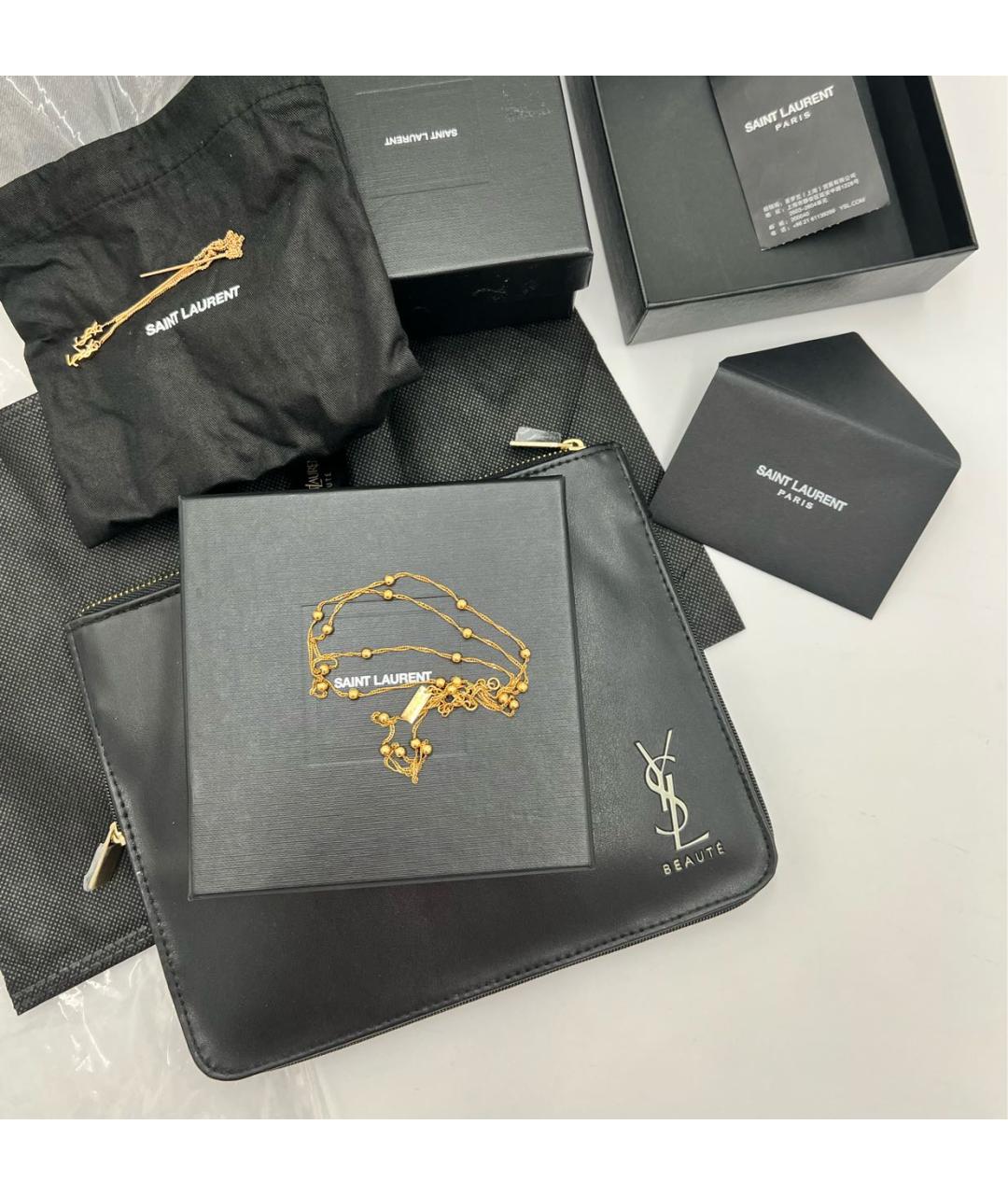 SAINT LAURENT Золотая цепочка, фото 6