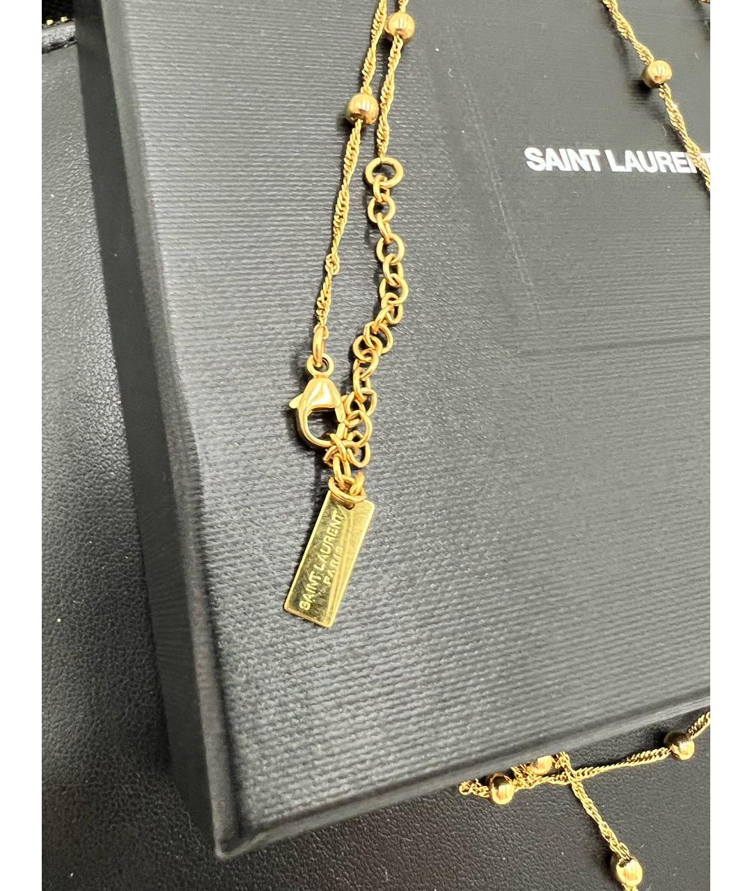 SAINT LAURENT Золотая цепочка, фото 5