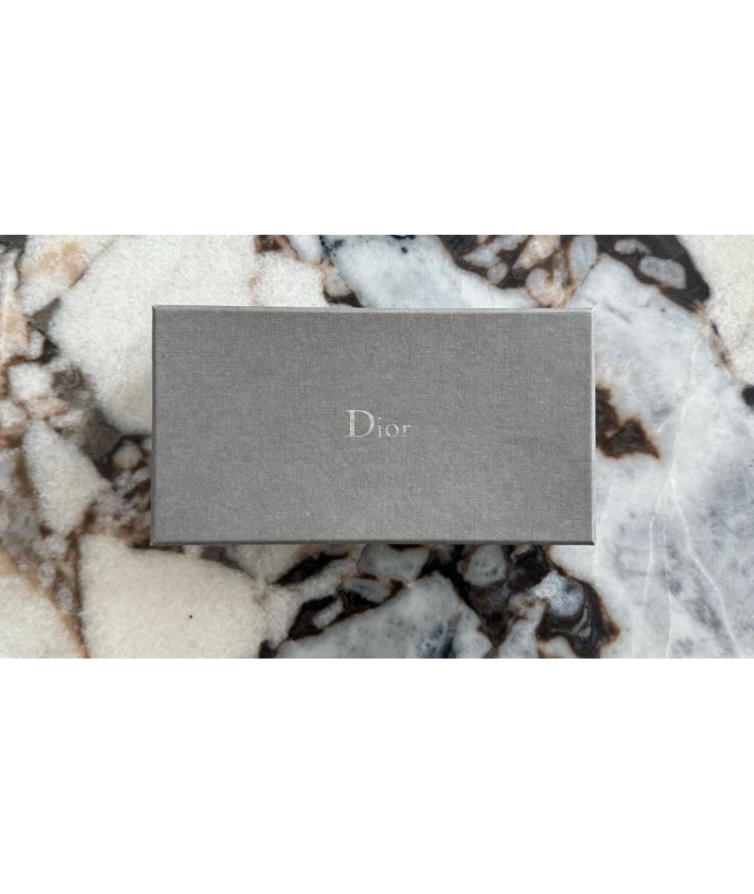CHRISTIAN DIOR Черные пластиковые солнцезащитные очки, фото 5