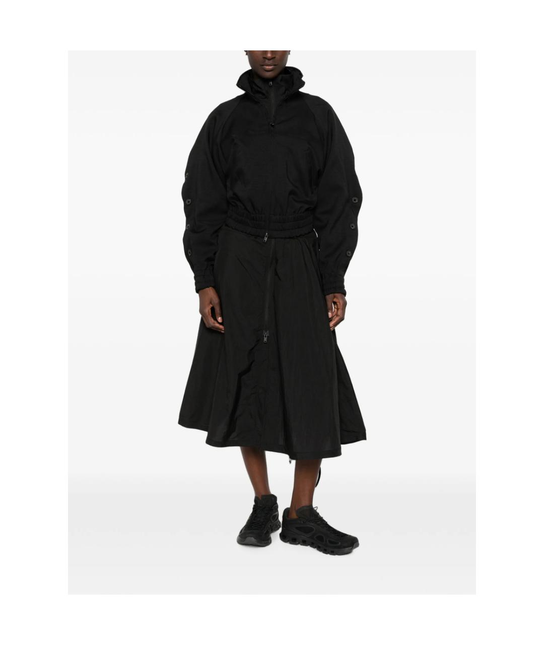 Y-3 Черная полиэстеровая куртка, фото 3