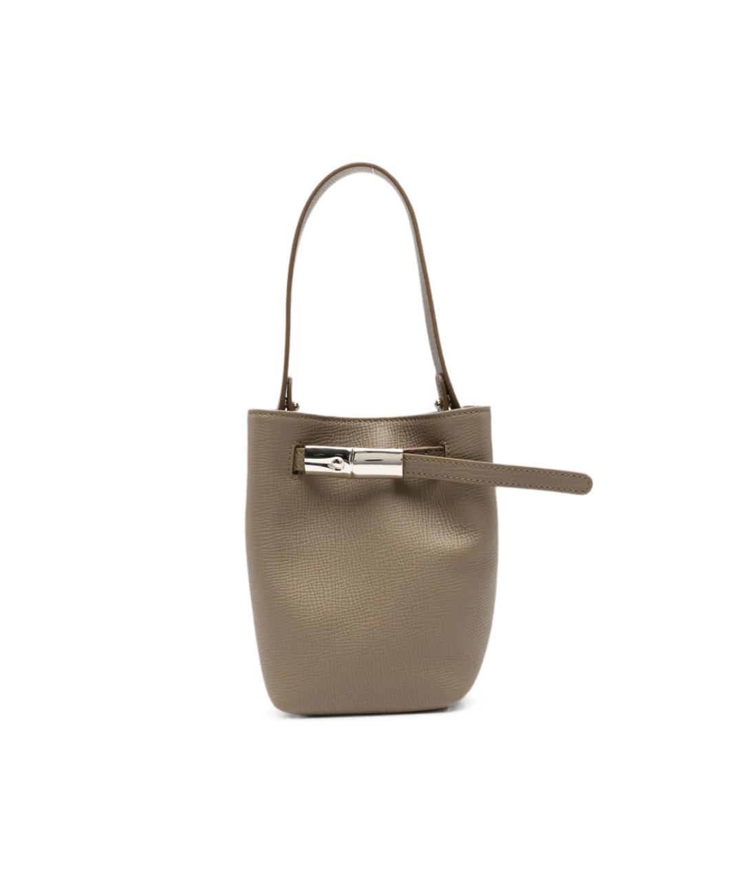 LONGCHAMP Зеленая кожаная сумка через плечо, фото 1