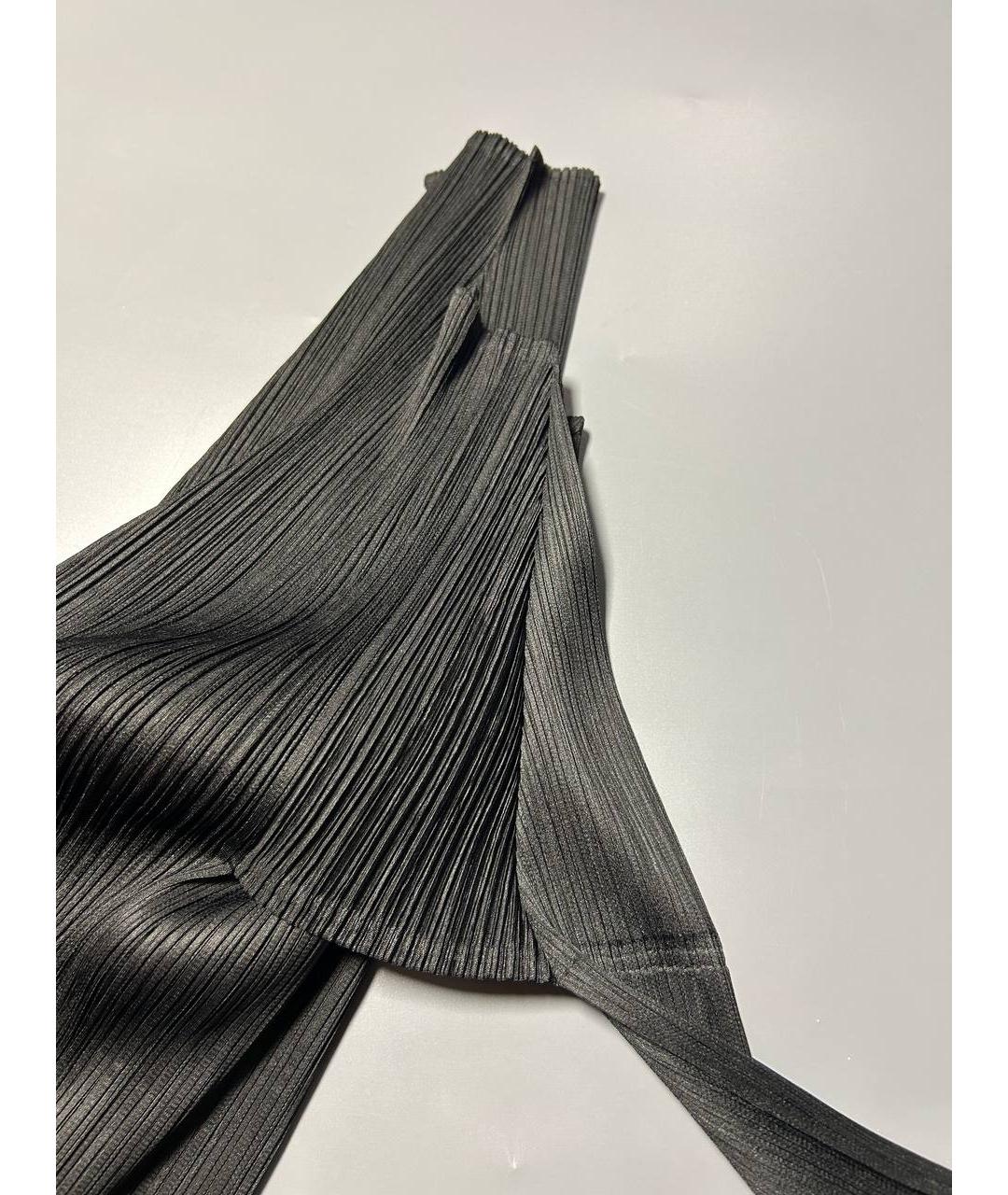 ISSEY MIYAKE Черная полиэстеровая блузы, фото 4