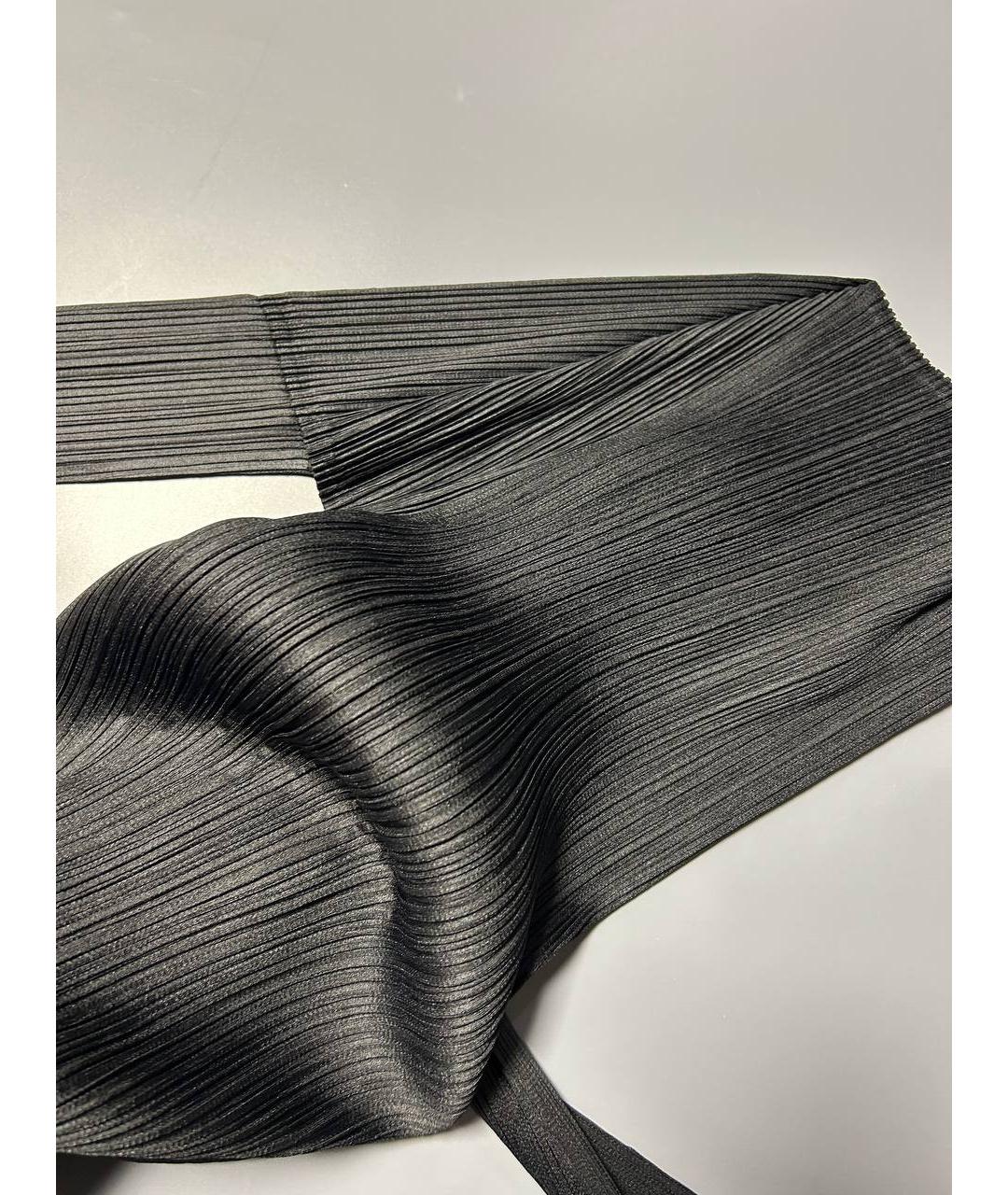 ISSEY MIYAKE Черная полиэстеровая блузы, фото 5