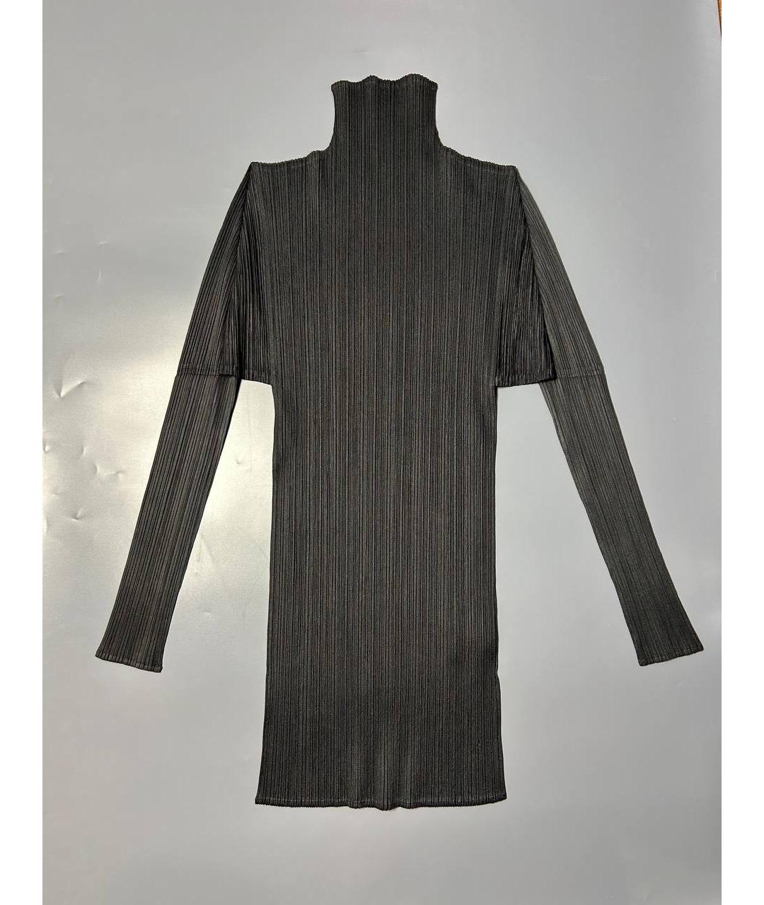 ISSEY MIYAKE Черная полиэстеровая блузы, фото 8