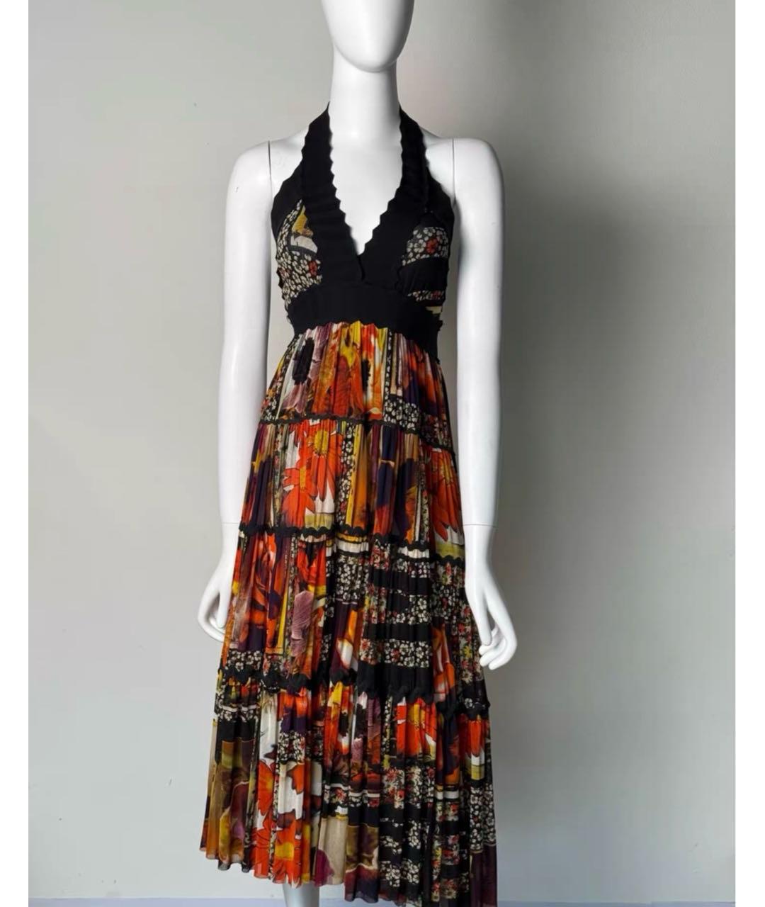 JEAN PAUL GAULTIER Мульти вискозное повседневное платье, фото 4