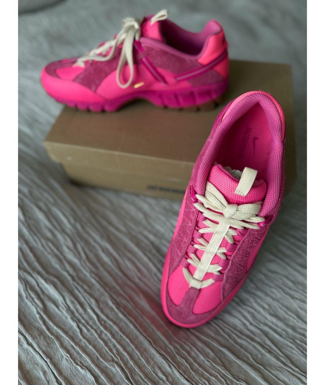 NIKE Фуксия текстильные кроссовки, фото 4