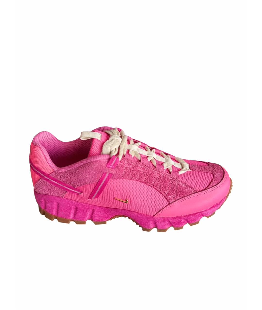 NIKE Фуксия текстильные кроссовки, фото 1