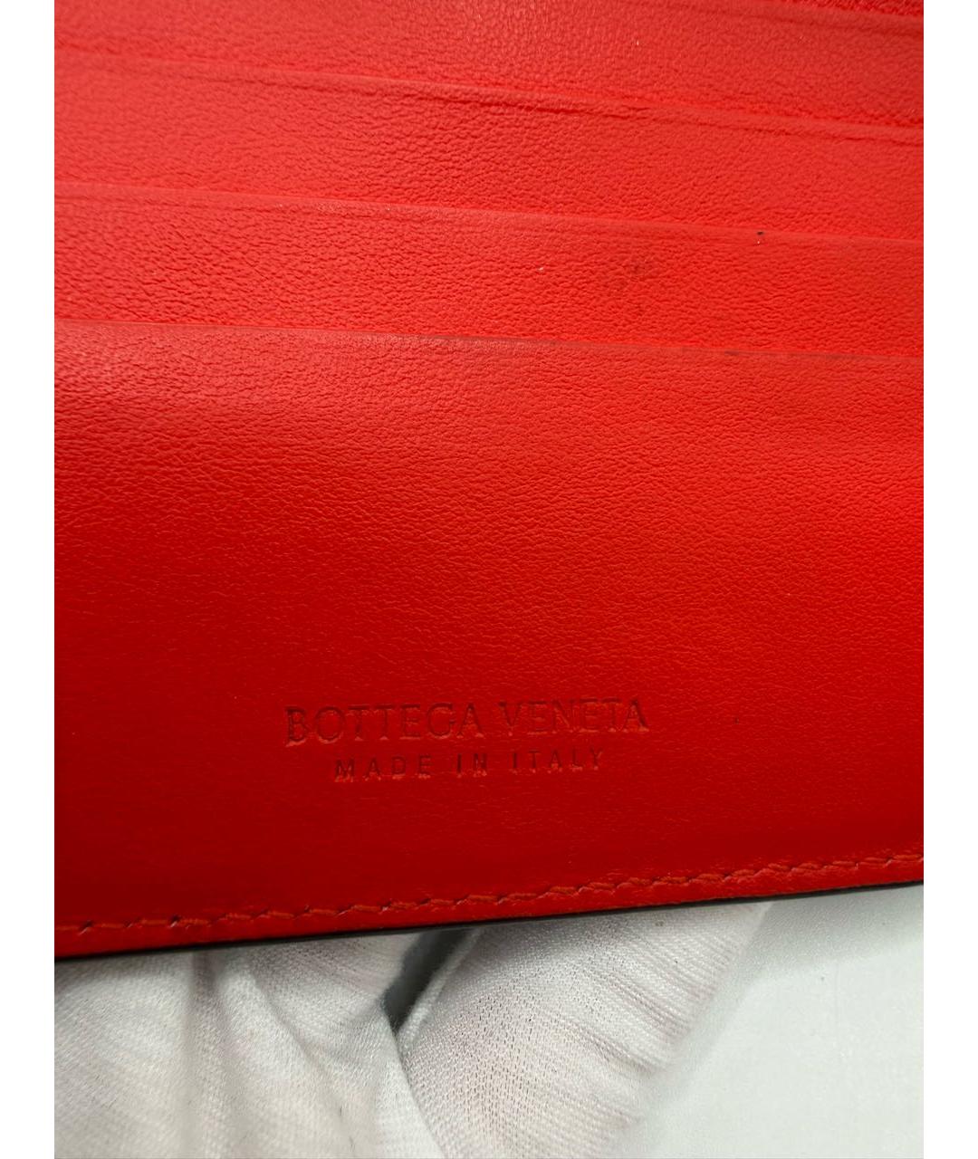BOTTEGA VENETA Черный кожаный кошелек, фото 6