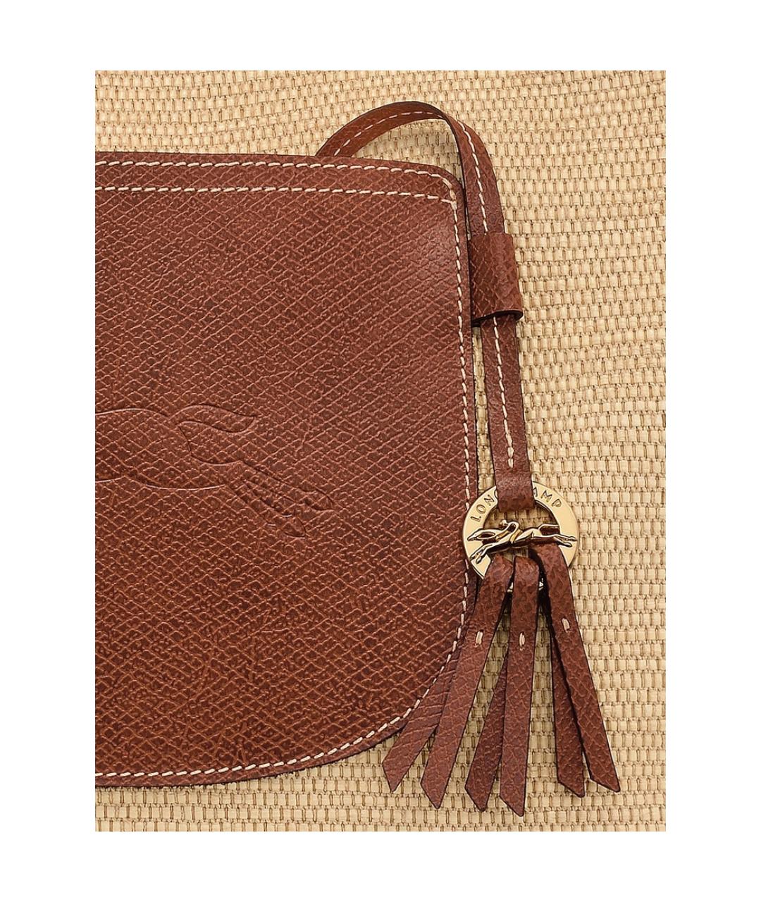 LONGCHAMP Бежевая тканевая сумка тоут, фото 3